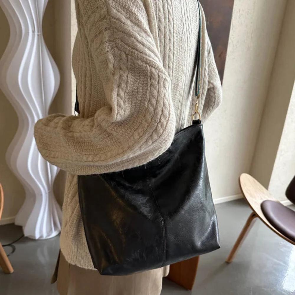 Linda - Borsa a Spalla in Pelle Vintage Charm