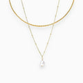 Séravelle | Set di Choker Moderno con Pendente in Perla