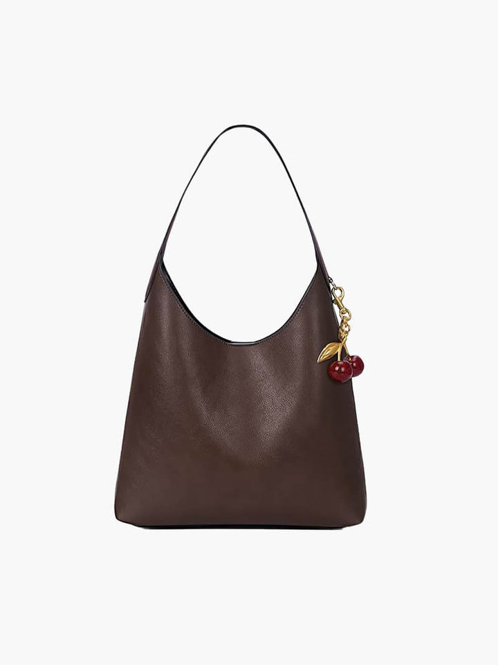 Clotilde | Borsa in Pelle Sintetica con Charm a Ciliegia