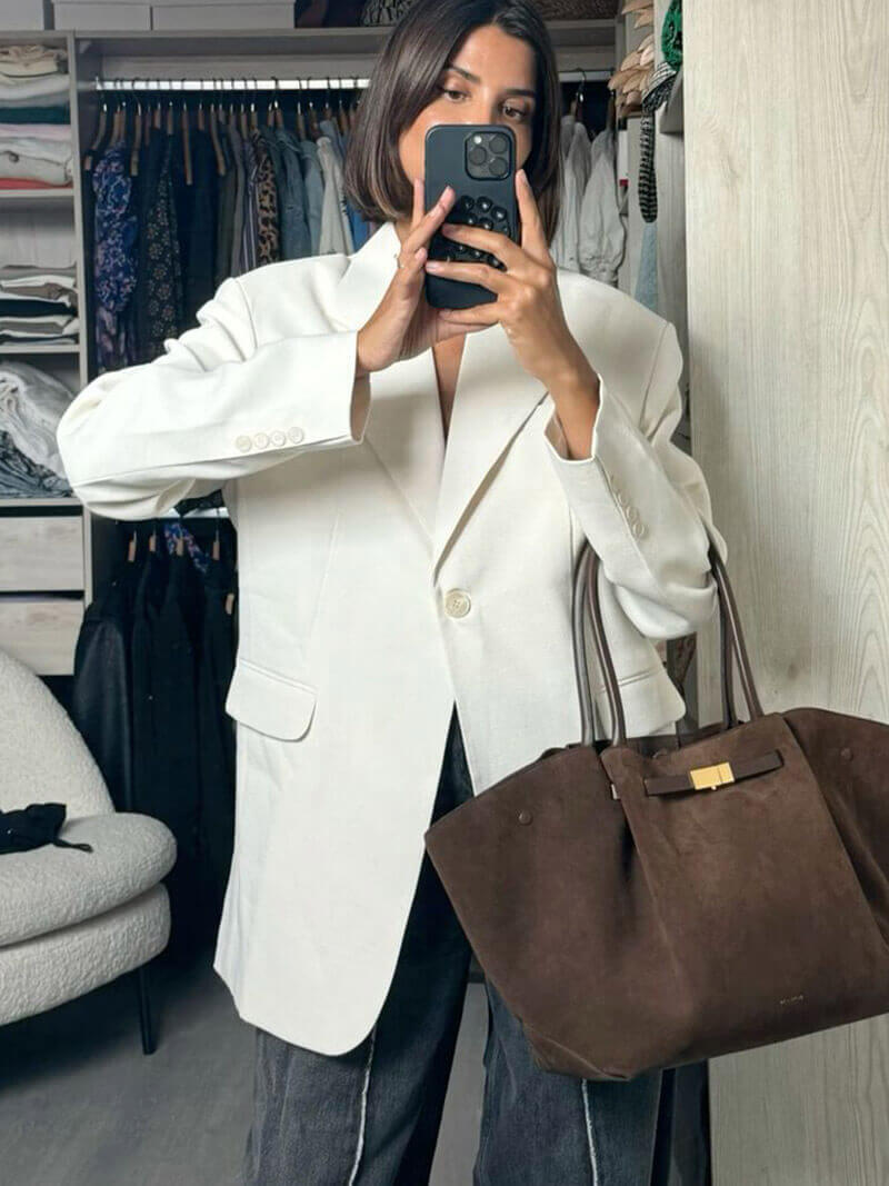 Armandine | Borsa in Pelle Scamosciata