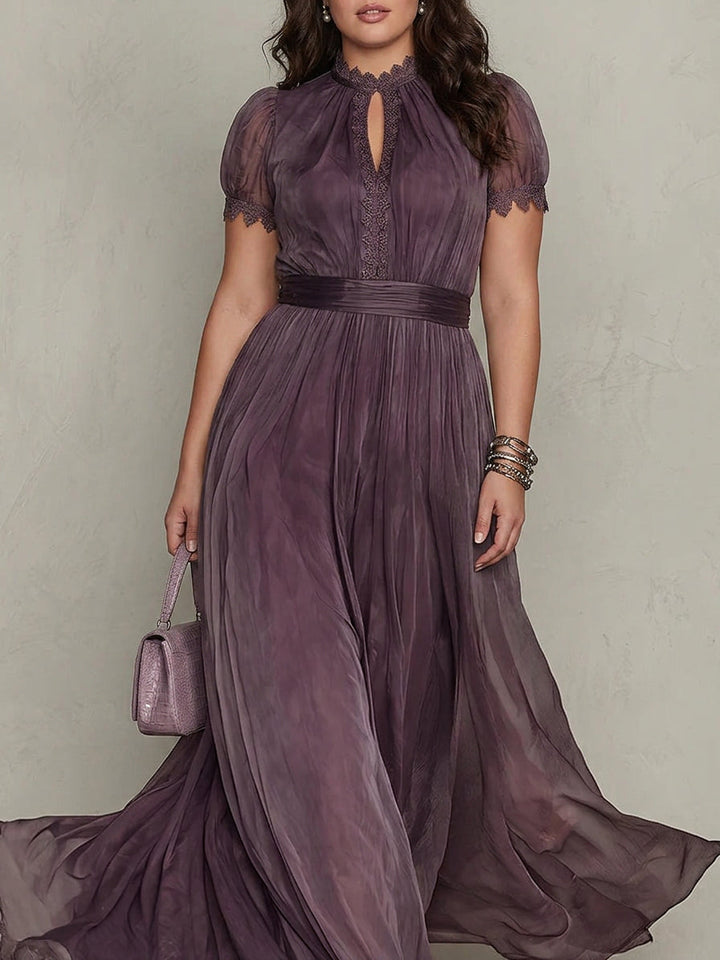 Fiore | Abito Lungo in Chiffon Vintage Elegante