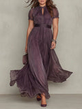 Ashley | Abito Lungo in Chiffon Vintage Elegante