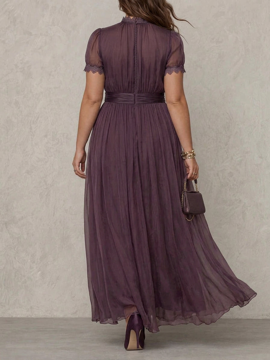 Ashley | Abito Lungo in Chiffon Vintage Elegante