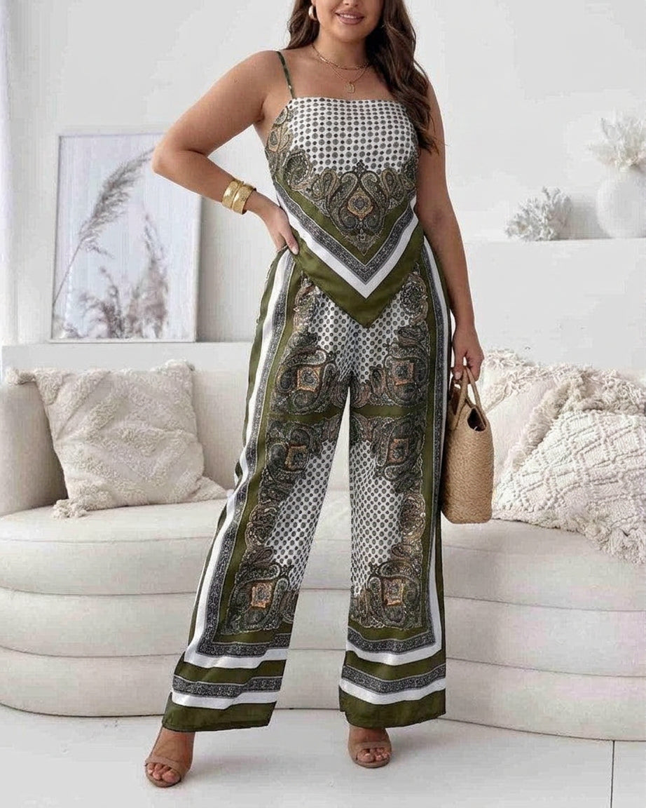 Elena | Completo Due Pezzi Elegante con Laccetti Vacanze Estive