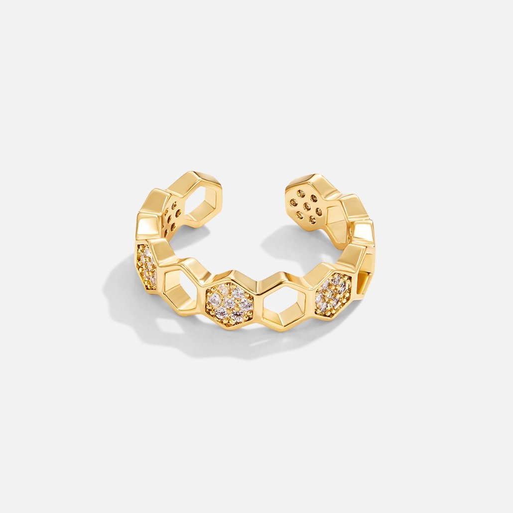 Solenna – Anello in Cristallo a Nido d'Api