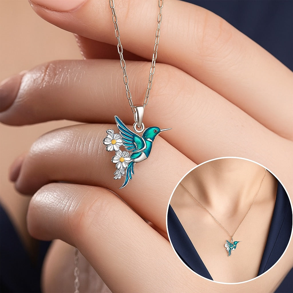 Avanne – Set di Gioielli Colibrì con Grazia Floreale