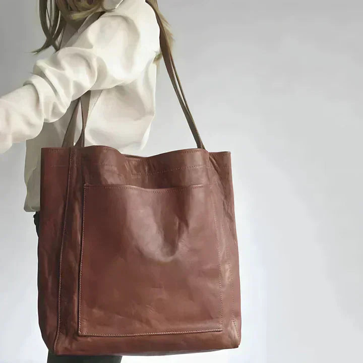 Pamela | Borsa a mano in pelle classica