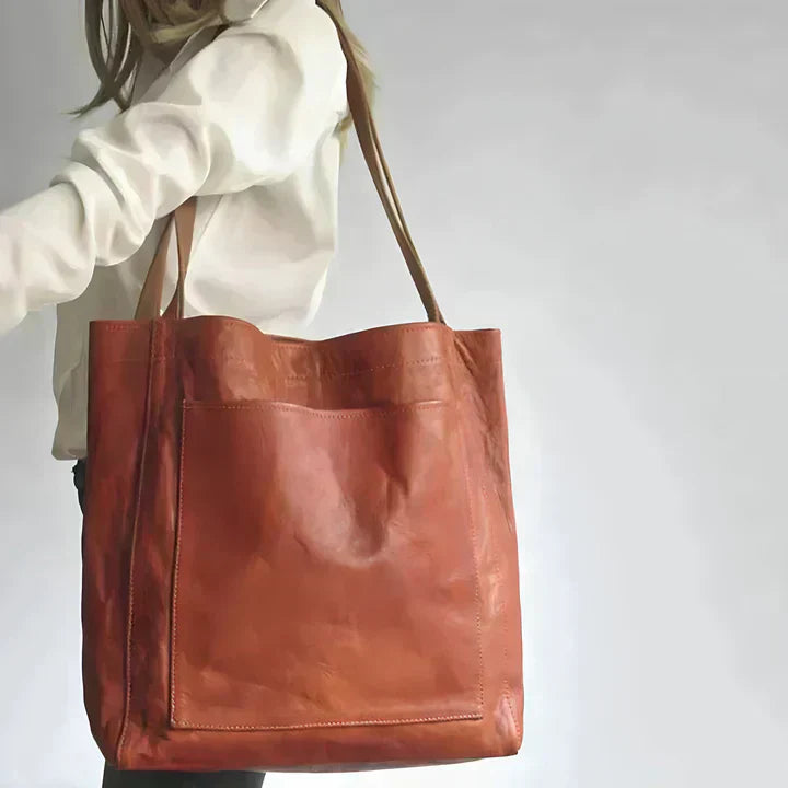 Pamela | Borsa a mano in pelle classica