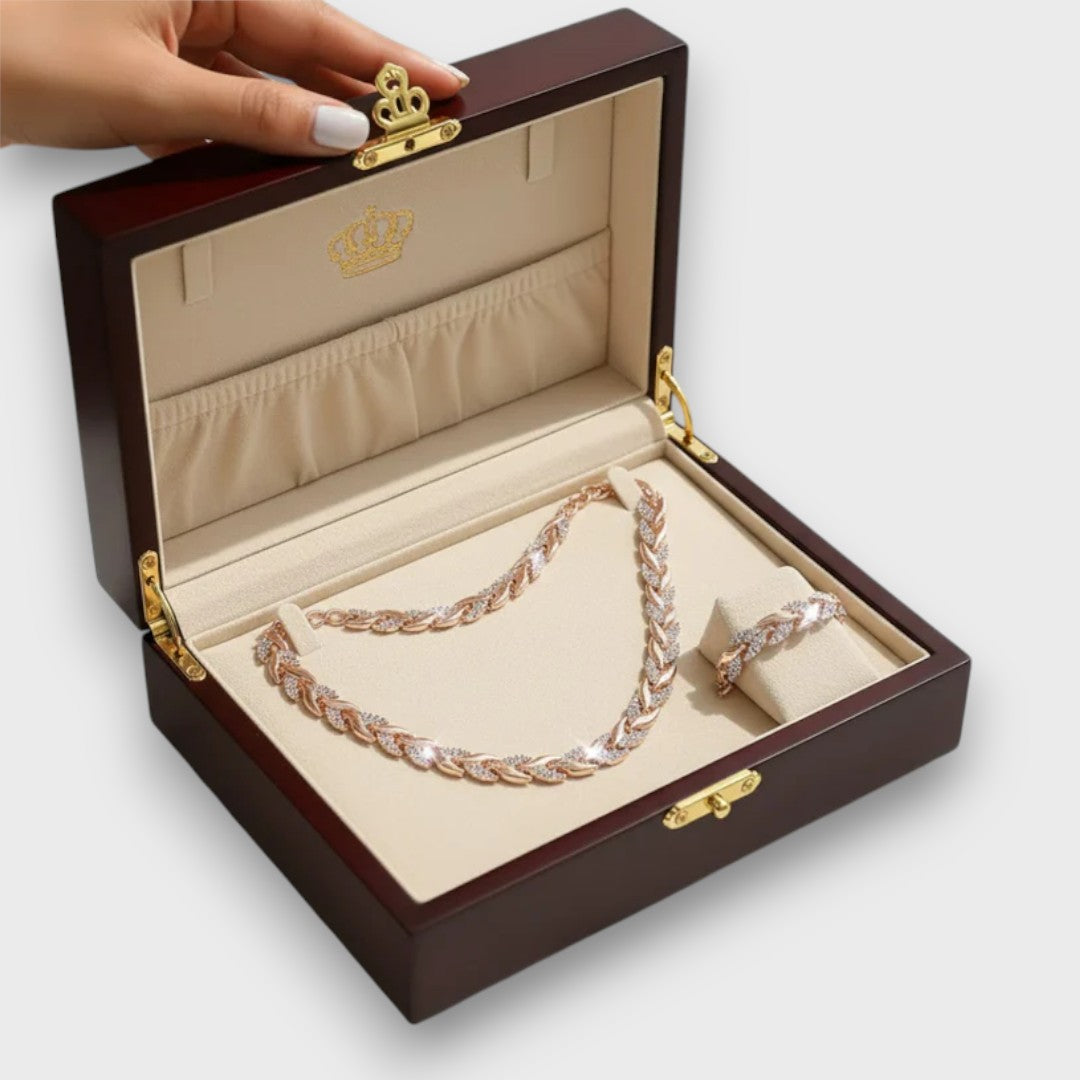 Naria – Set di Gioielli Eleganti con Strass a Coda di Pesce