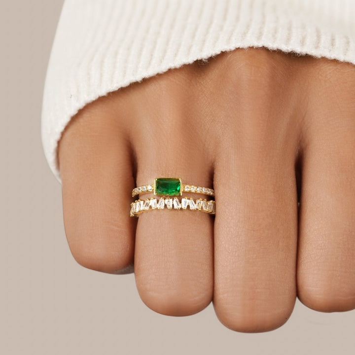 Ella – Anello in Cristallo Stratificato