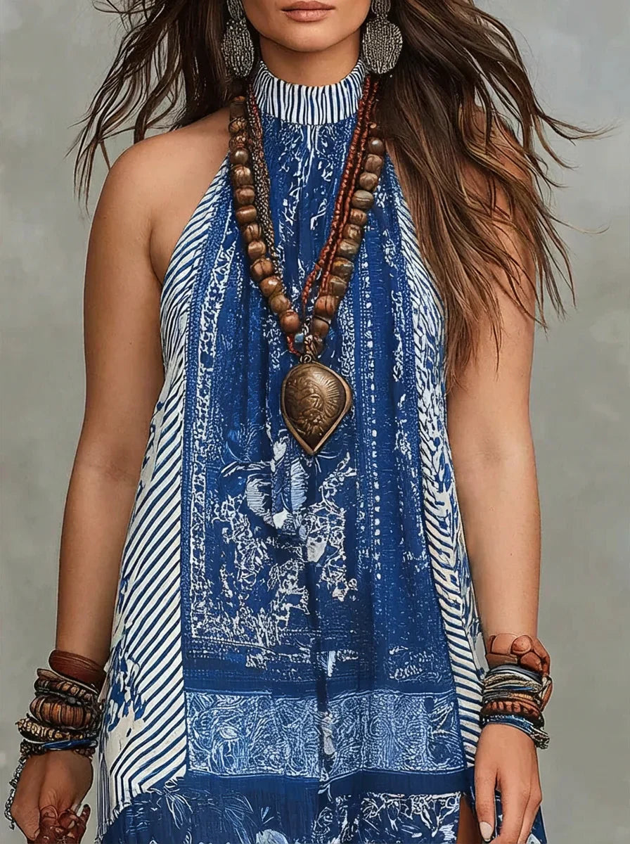 Isla | Abito Maxi Patchwork