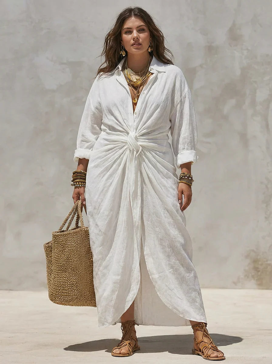 Aria | Vestito Maxi con Nodo