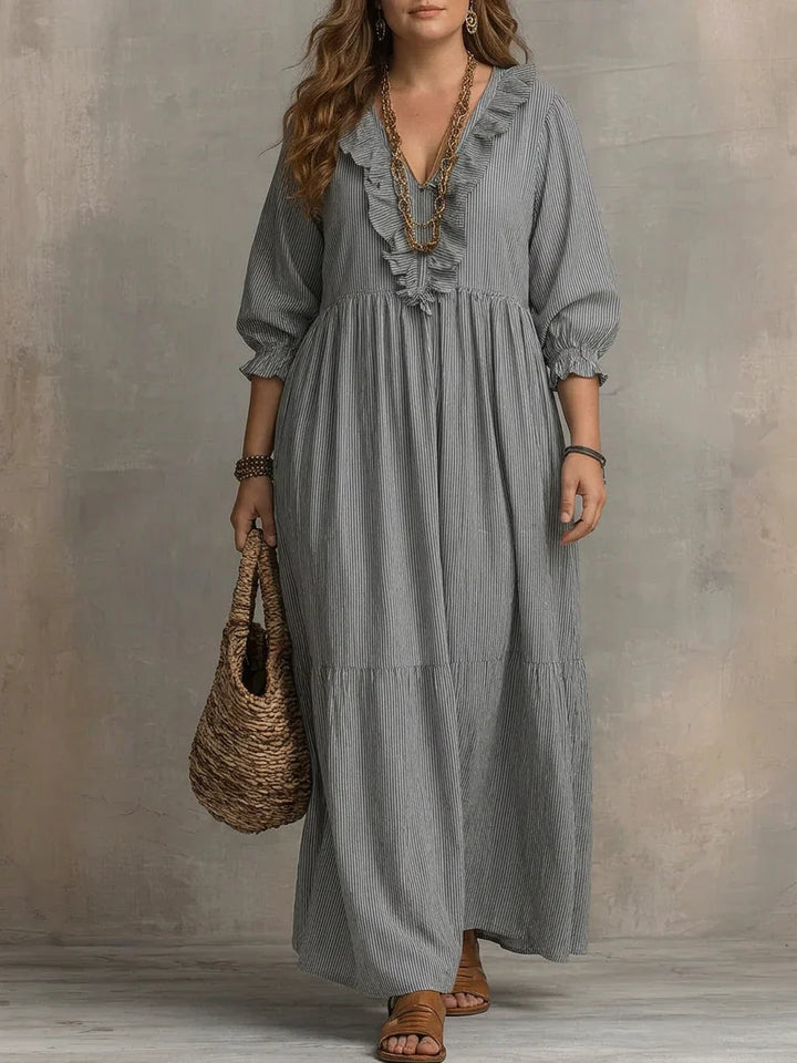 Elowen | Abito Maxi Boho a Maniche Lunghe