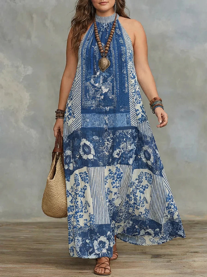 Isla | Abito Maxi Patchwork
