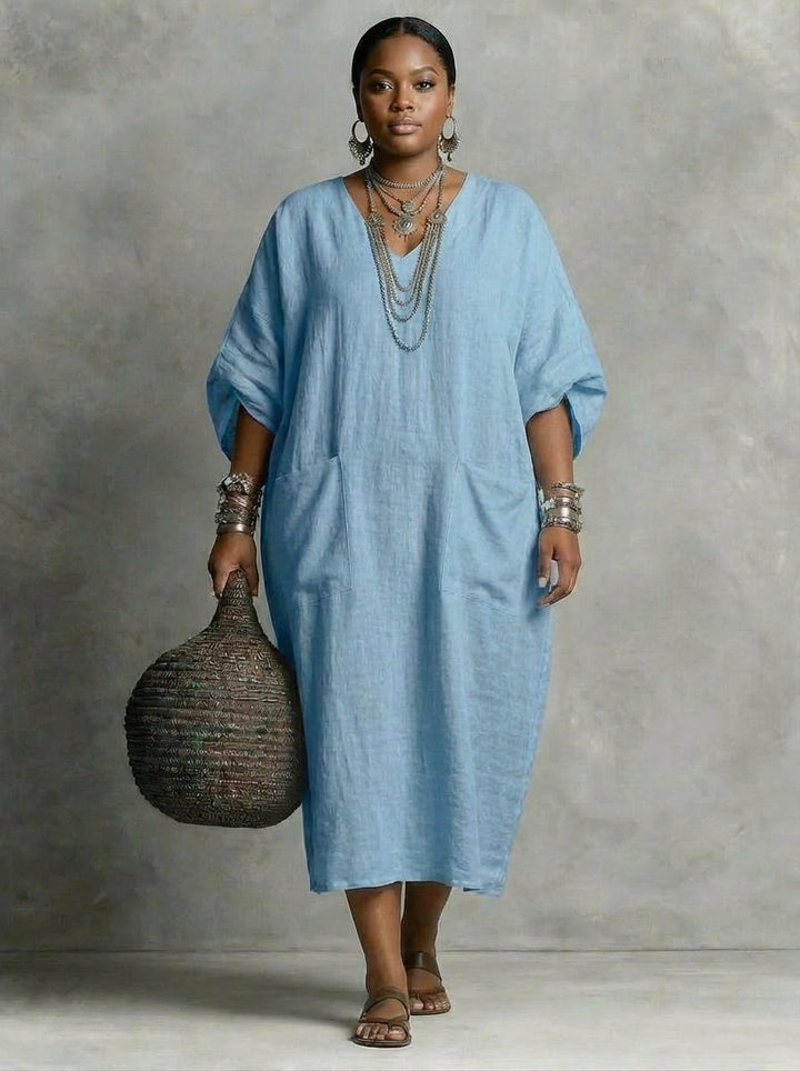 Kaia | Abito Kaftan Maxi Rilassato