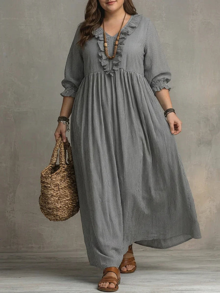 Elowen | Abito Maxi Boho a Maniche Lunghe