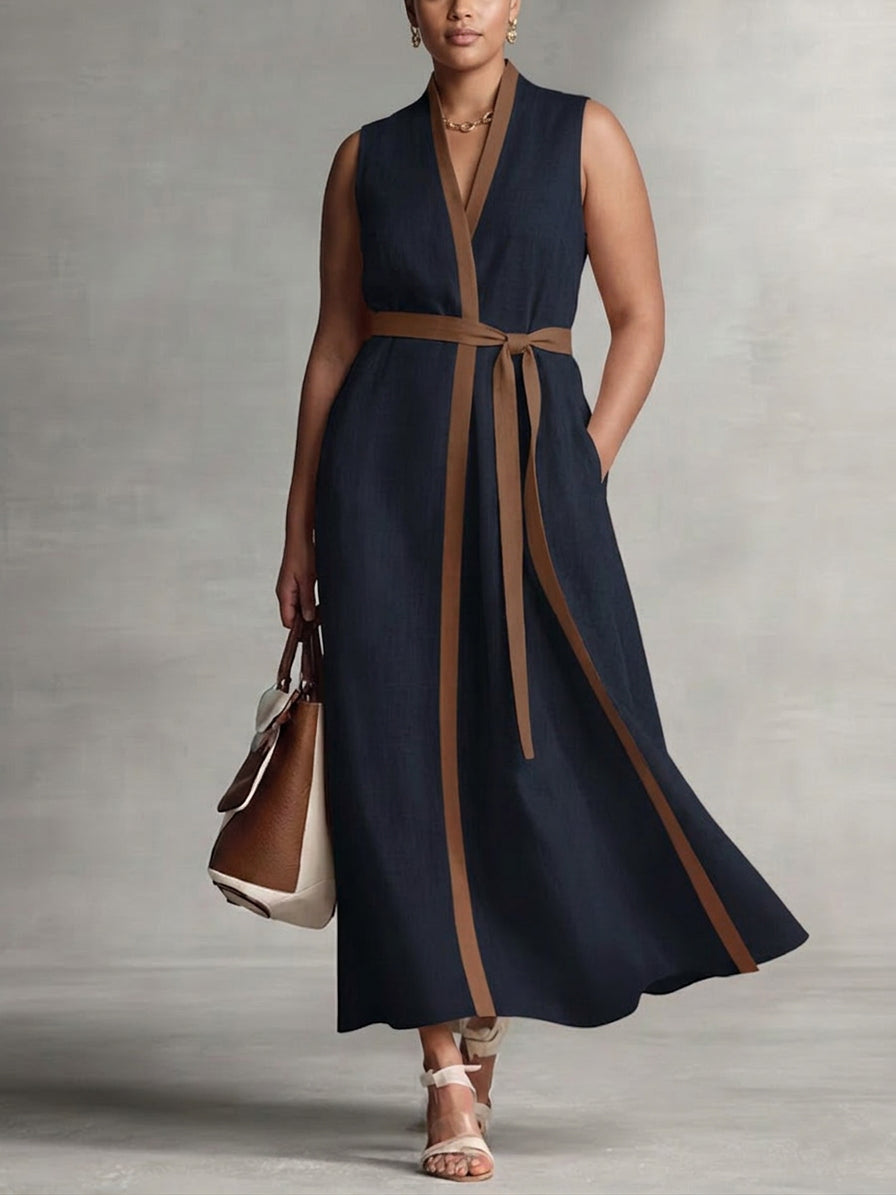 Aria | Vestito Maxi Senza Maniche