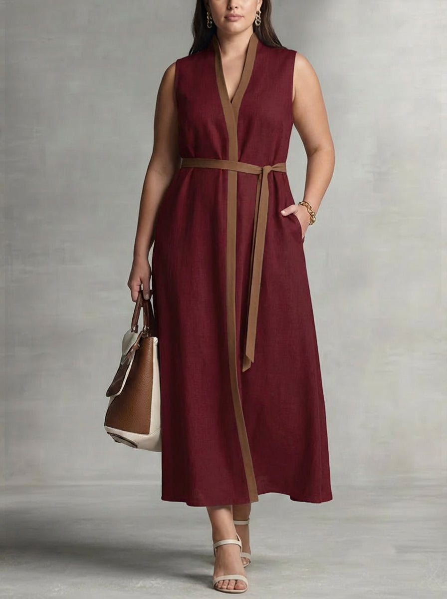 Aria | Vestito Maxi Senza Maniche