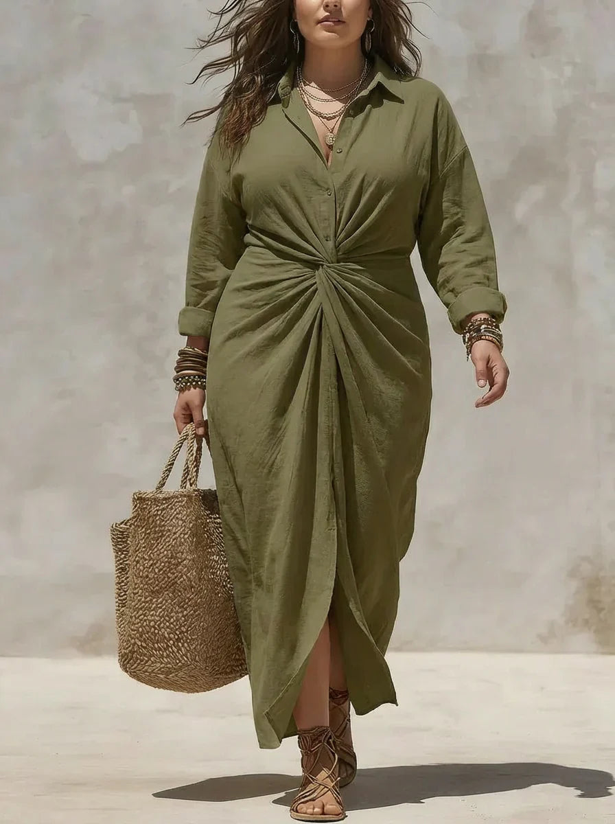 Aria | Vestito Maxi con Nodo
