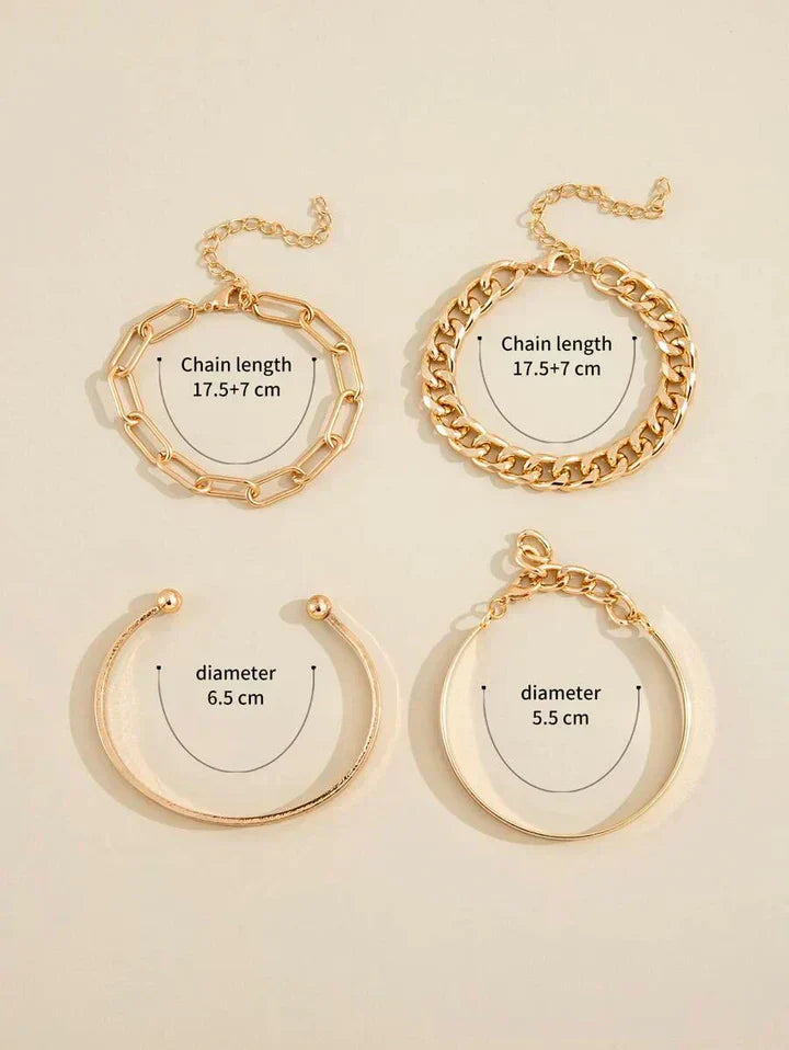Marisella – Set di Bracciali in Oro