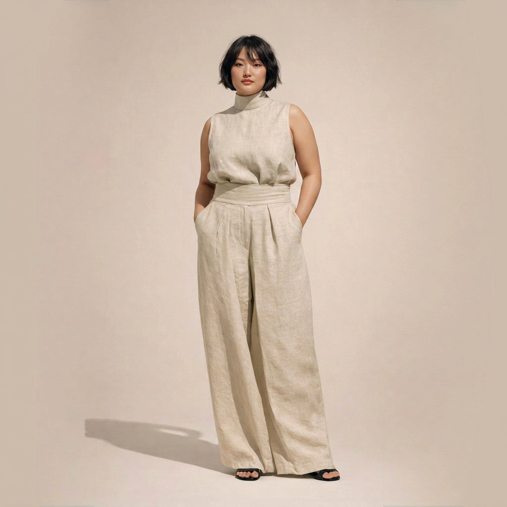 Elisa | Elegante Tuta con Vita Alta