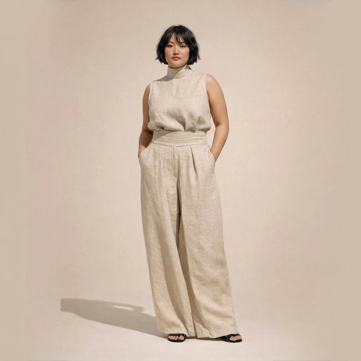 Elisa | Elegante Tuta con Vita Alta