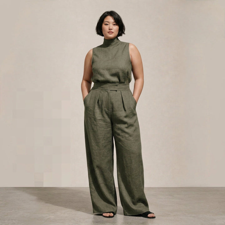 Elisa | Elegante Tuta con Vita Alta