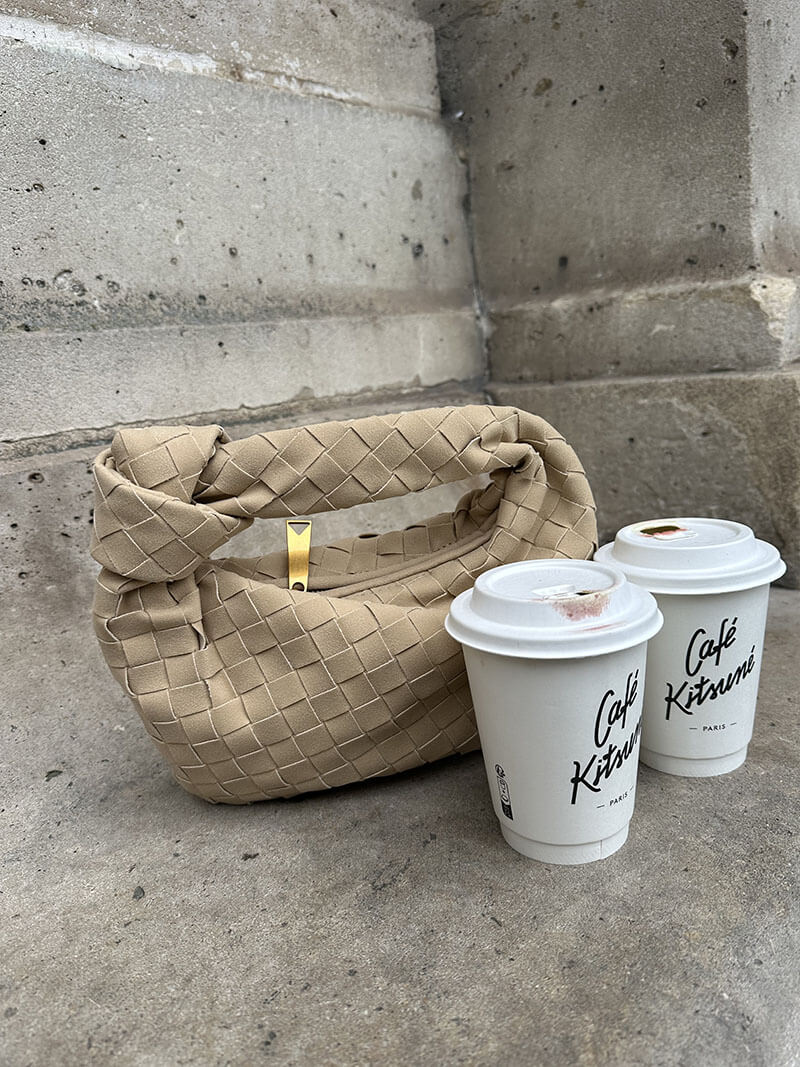 Anemone | Mini Borsa in Suede Intrecciato