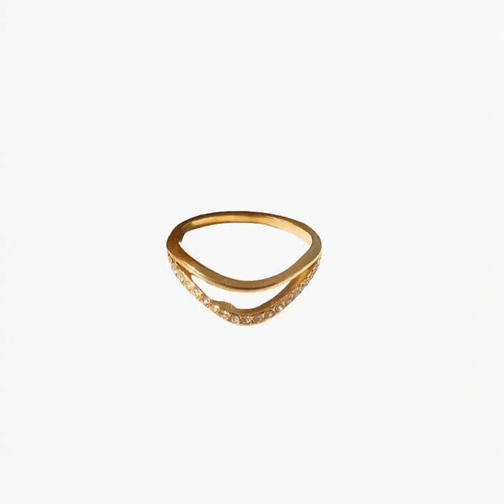 Luména | Anello Wave con Design Brillante e Sofisticato